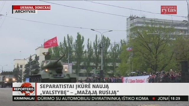 Separatistai įkūrė naują „valstybę“ - „Mažąją Rusiją“