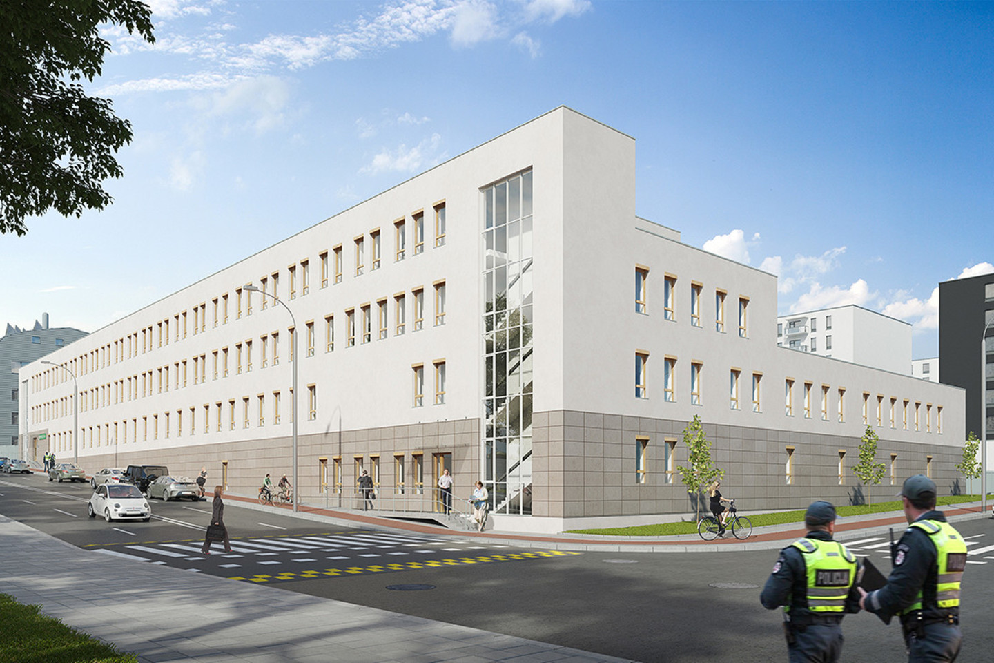 Planuojama pastatyti naują Vilniaus apskr. vyriausiojo policijos komisariato areštinę ir sostinės 1-ąjį policijos komisariatą.<br> lrytas.lt nuotr.