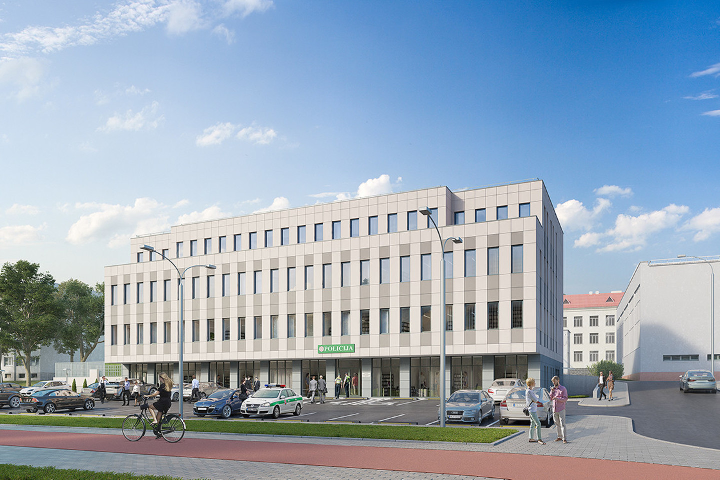 Planuojamas statyti 1-asis policijos komisariatas.<br> lrytas.lt nuotr.