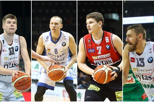 Pažintis su Lietuvos krepšinio rinktine: ambicingi žaidėjai iš Klaipėdos ir Vilniaus