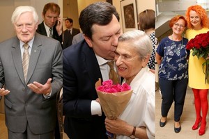 Žydų dainų fone Emanuelį Zingerį sveikino Valdas Adamkus ir kiti politikai