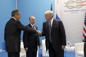 Baltieji rūmai: V.Putino ir D.Trumpo nuslėptas pokalbis buvo nereikšmingas