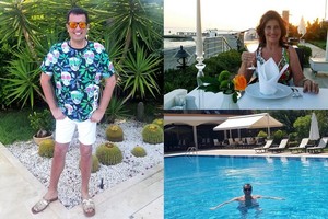 Antalijoje su mama atostogaujantis Rytis Cicinas žavi žaismingu įvaizdžiu