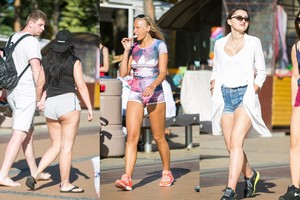 Į Palangą grįžusi šiluma apnuogino merginų kūnus