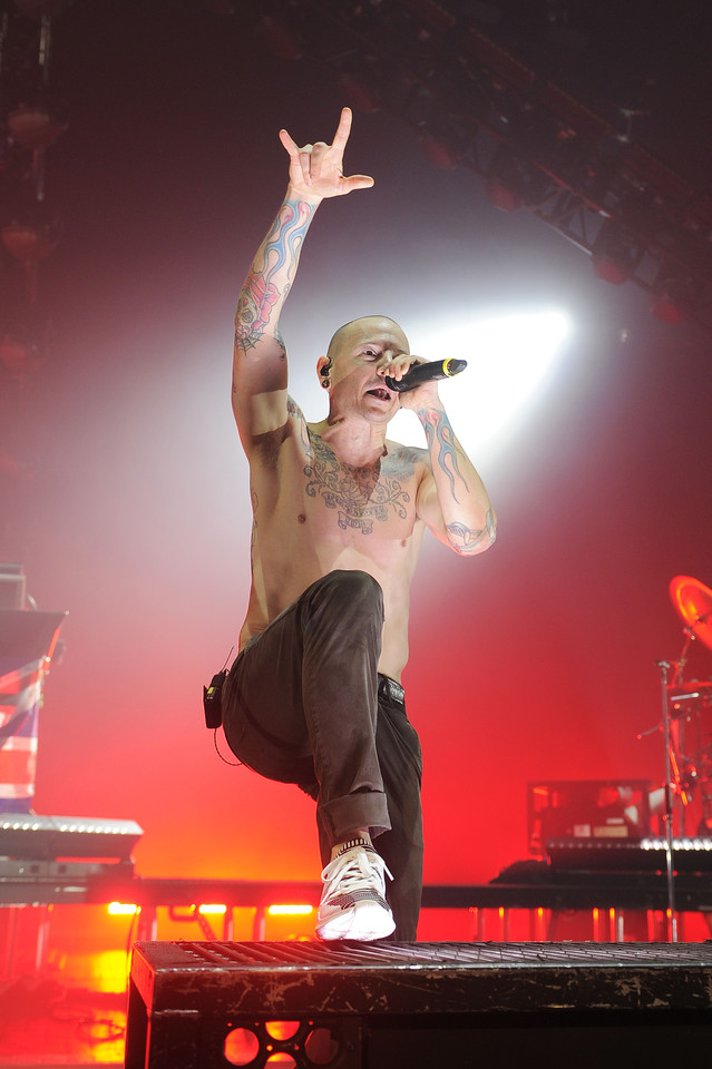  Iš gyvenimo pasitraukė grupės „Linkin Park“ vokalistas.<br> ViDA Press nuotr.