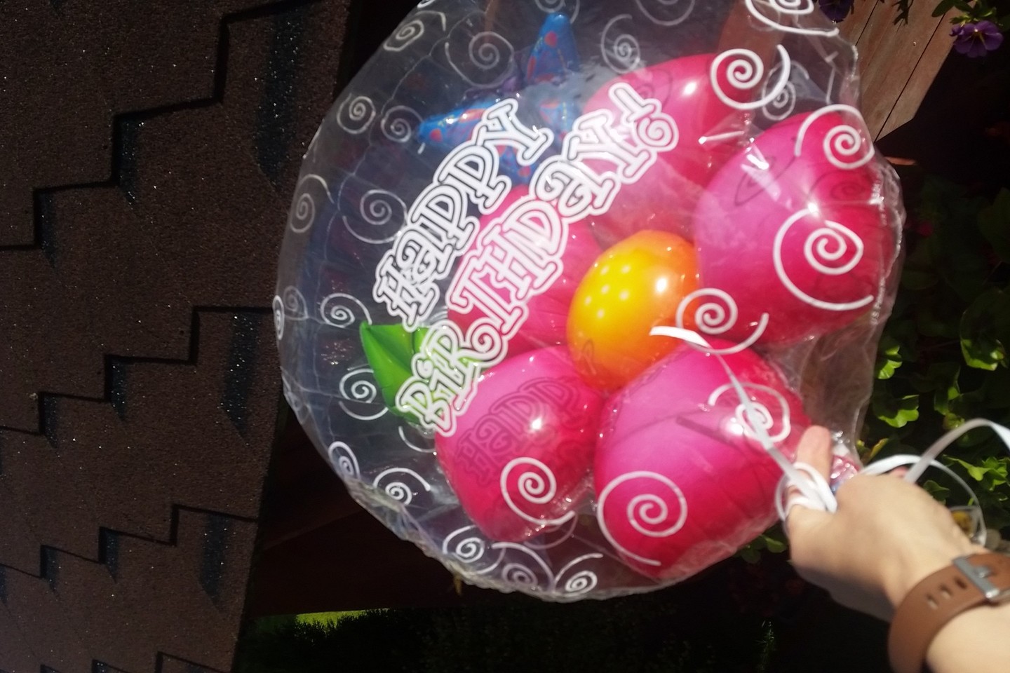 Skaitytoja nusiminė, kad vaiko gimtadieniui pirktas balionas išsileido net nenuvažiavus iki vakarėlio.<br> Skaitytojos nuotr.