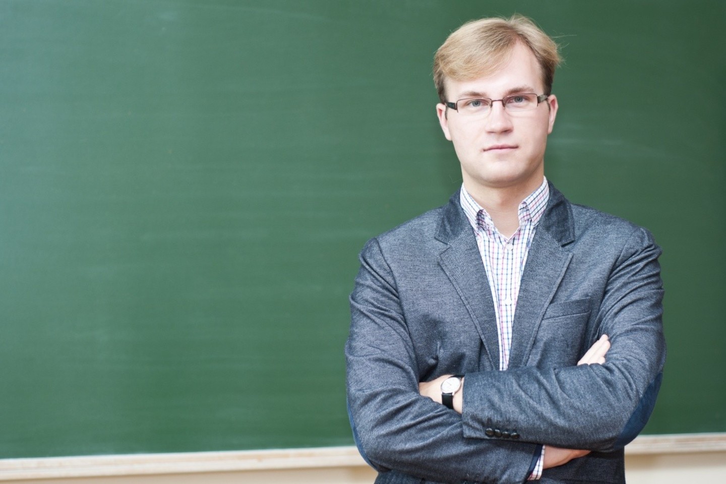 Mantas Karanauskas, Vilniaus Balsių progimnazijos geografijos mokytojas svarsto, kas mokys Lietuvos vaikus.<br> Asmeninio albumo nuotr.