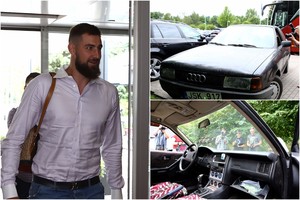 Jonas Valančiūnas prajuokino: į rinktinės stovyklą atvyko išklerusiu „Audi“