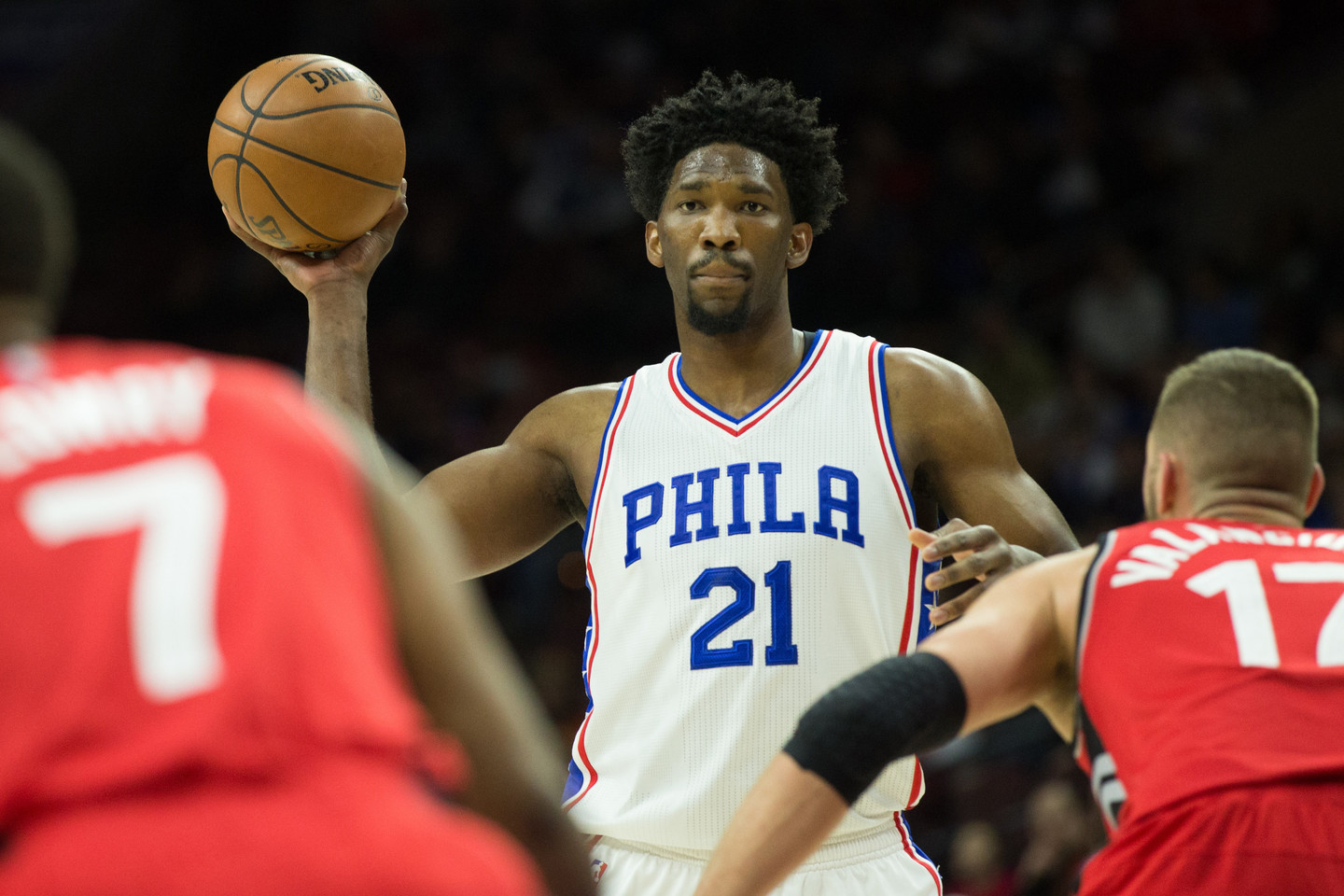 J.Embiidas NBA gali būti dominuojanti jėga.