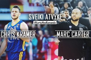 „Lietuvos ryto“ klube – iš karto du naujokai