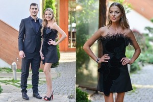 Vaida Skaisgirė akį traukė apsirengusi dizainerės Agnės Kuzmickaitės suknelę