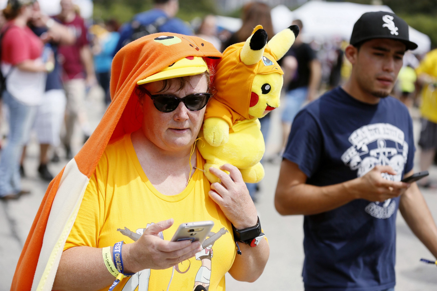 Čikagoje vyko pirmasis „Pokemon Go“ žaidimo festivalis.