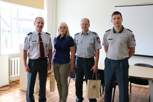  Automobilio vagis policijos pareigūnai sučiupo per pietų pertrauką