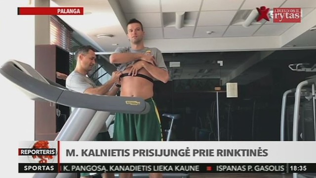 Mantas Kalnietis prisijungė prie rinktinės