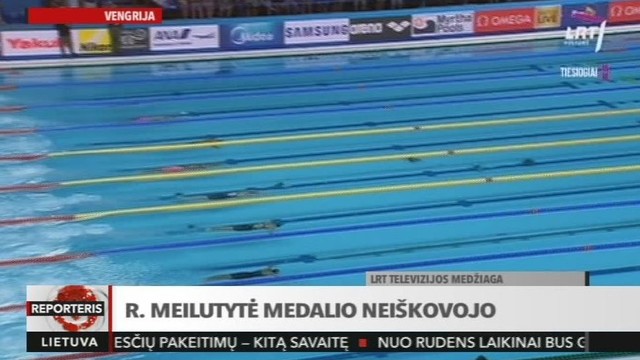 Rūta Meilutytė neiškovojo medalio 