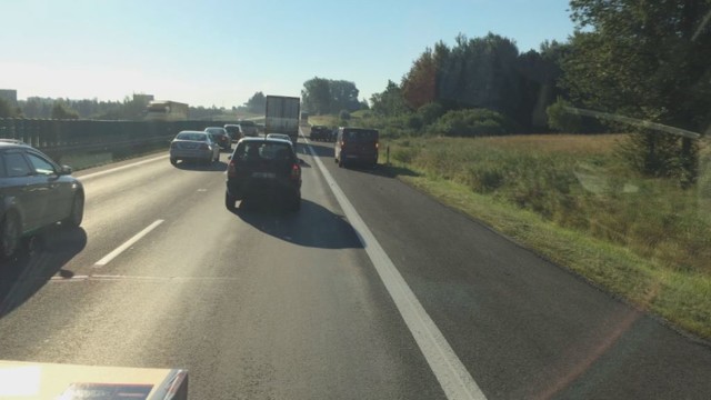 Užfiksavo eismo įvykį kelyje Kaunas - Vilnius