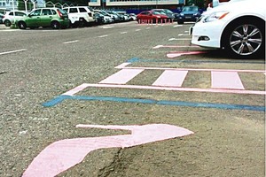 Rožinės ir plačios stovėjimo vietos Rusijoje įžeidė moteris