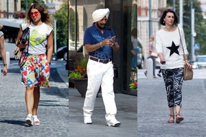 Išlindus saulei – sostinės gyventojų stiliaus perlai ir apnuogintos kojos