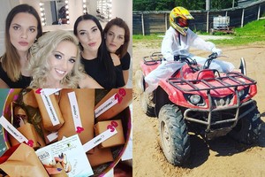 Dainininkė Anžela Adamovič mergvakarį atšventė su ekstremaliomis pramogomis