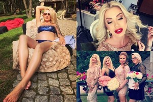 Nuo kalinčio vyro besilaukianti Marina Bui parodė gerokai suapvalėjusį pilvuką