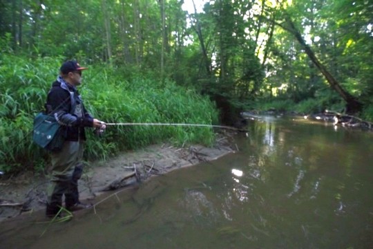 Upėtakių žūklė lietuviškose džiunglėse