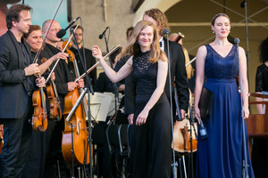 Dirigentės Mirgos Gražinytės mostui pakluso saulė, vėjas ir paukščiai