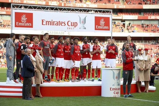 Po pralaimėjimo – „Arsenal“ džiaugsmas: apgynė draugiško turnyro trofėjų