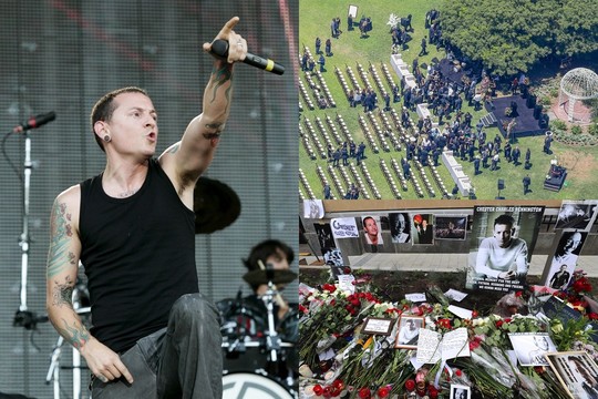 Privačiose laidotuvėse artimieji atsisveikino su grupės „Linkin Park“ lyderiu