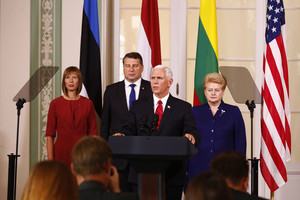 JAV viceprezidentas turi gerų žinių Baltijos šalims