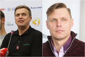 Futbolo ir krepšinio mūšis: į kovą stos Dainius Adomaitis ir Edgaras Jankauskas 