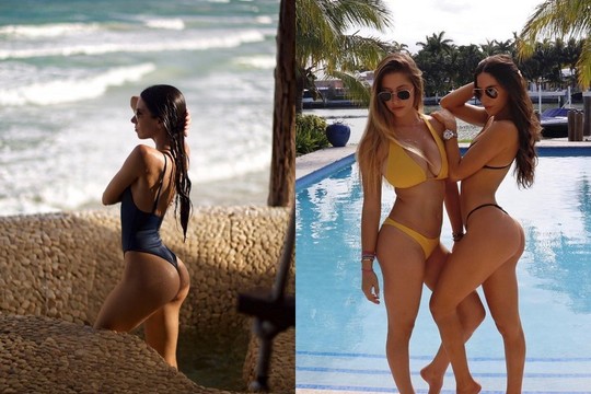 Fitneso modelio siurprizai: seksualūs kadrai gražiausiuose pasaulio kampeliuose