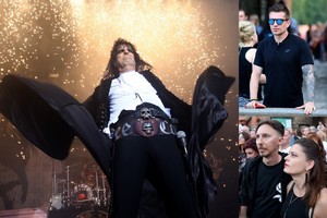 Rokas, kraujas ir giljotina: Trakuose šou surengė muzikos siaubūnas Alice Cooperis