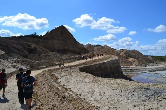 Žygeivius Naujojoje Akmenėje stebino ne tik „Marso kanjonai“ 