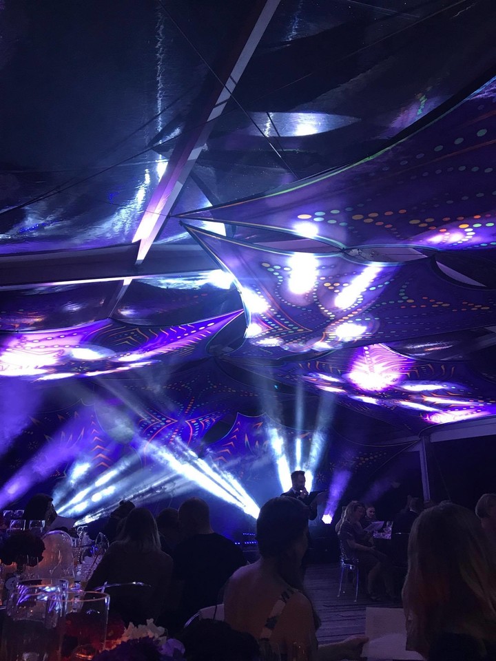 Šventės vietą dekoravo Lukas ir Edita.<br> Asmeninio albumo nuotr.