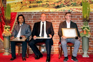 Trys aukso žiedai su deimantais - Klaipėdą garsinantiems kūrėjams