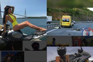 Šiurpioje motociklo avarijoje žuvo Rusijos „Instagram“ žvaigždė