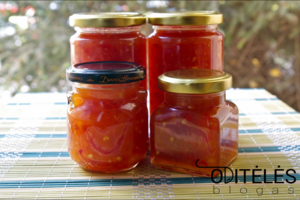 Aitriųjų paprikų padažas. Jo paragavę nebenorėsite pirktinio