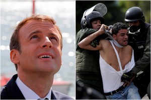 Emmanuelis Macronas siekia tarpininkauti sprendžiant Venesuelos krizę