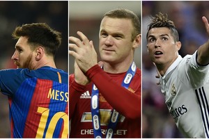 Wayne'as Rooney: „Mano rekordą galėtų pagerinti tik Cristiano Ronaldo arba Lionelis Messi“
