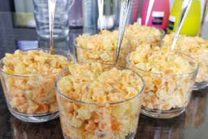 Bulvių mišrainė. Beveik kaip baltoji, tik modernesnė ir skanesnė