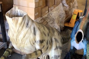 Australijos muziejuje vandalai nupjovė galvas trims dinozaurų muliažams