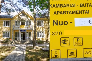 Palangoje aptiko nakvynę už 3 eurus, bet šeimininkas šovė kitą pasiūlymą