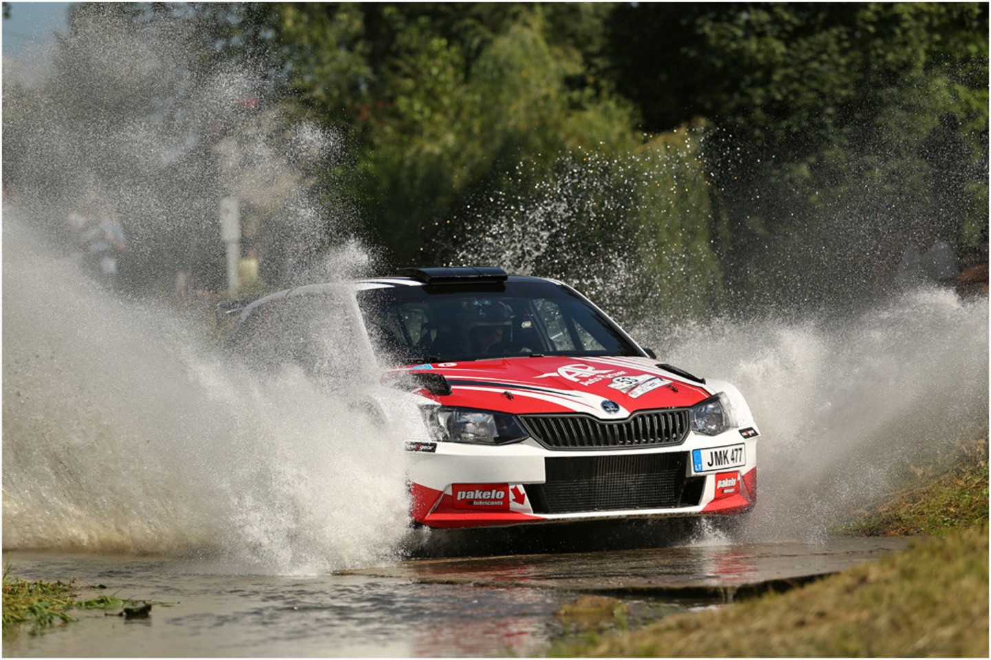 Trečiajame Lenkijos čempionato etape Dominyką Butvilą pristabdė varžovų avarijos ir automobilio gedimas.<br>T. Kalinski nuotr.