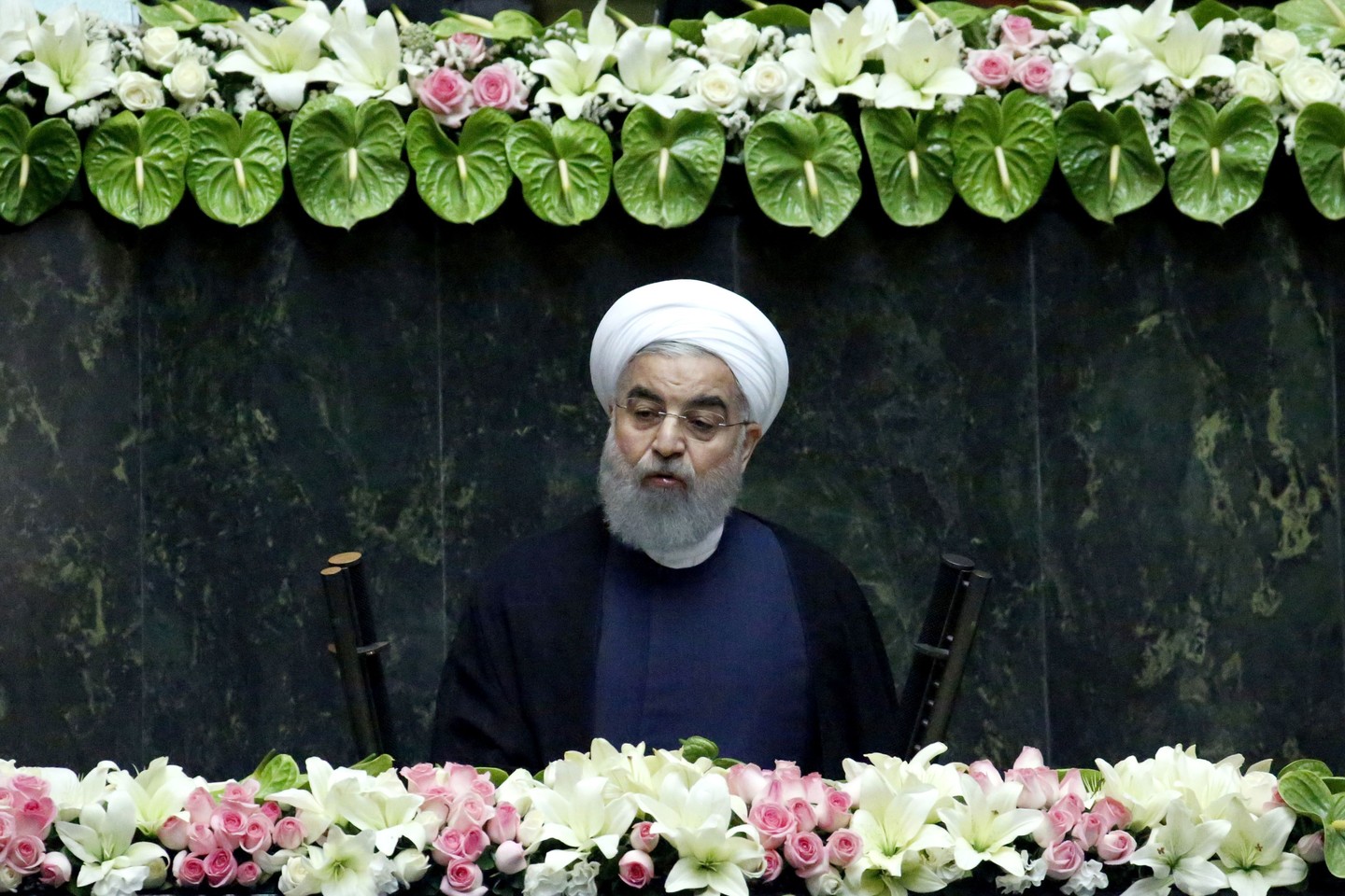 H.Rouhani sulaukė kritikos.