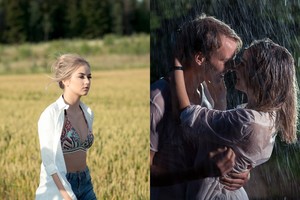 Iglės vaizdo klipe – aistringi bučiniai, dūžtančios lėkštės ir užsakytas lietus