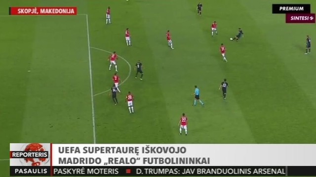 UEFA supertaurę iškovojo Madrido „Real“ futbolininkai