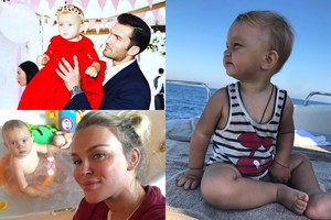 Ilgai žaidusi slėpynes, rusų turtuolė Julija Liubičianskaja demonstruoja dukrelės grožį