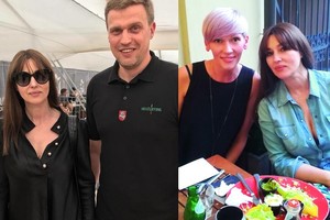 Monica Bellucci kėlė šurmulį ir Kaune, ir Trakuose