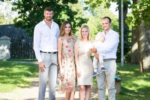 Garsios pianistės ir krepšinio trenerio sūnaus krikštynos atskleidė lemtingų ženklų 