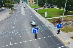 Vilniuje - visiškai perdaryta svarbi sankryža: žinokite, kaip važiuoti